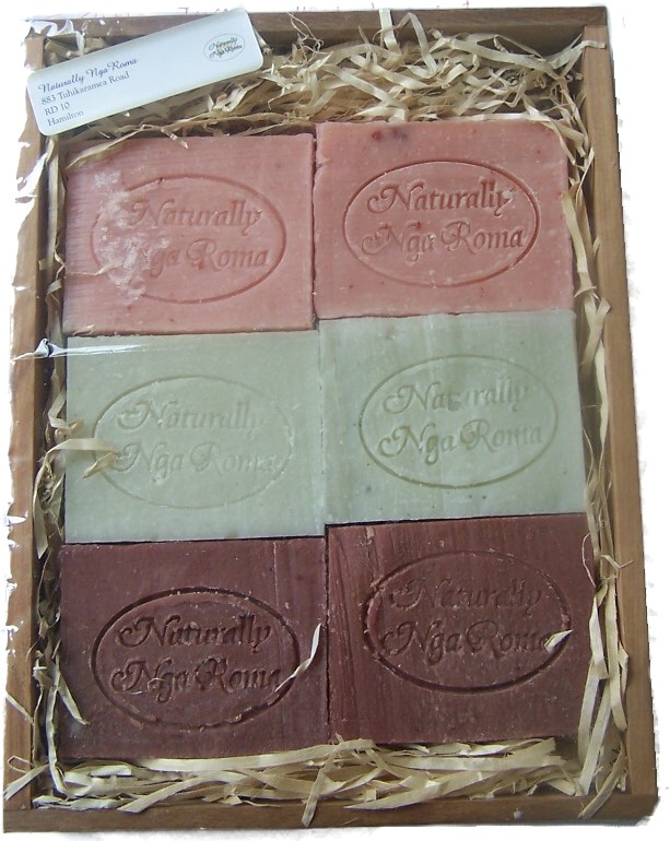 6 Pack Handmade Soap Gift Box