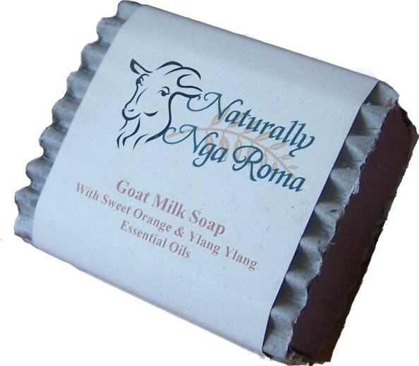 Naturally NgaRoma Goats Milk Soap with Swt Orange & YlangYlang